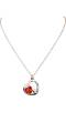 Valentine Hearts Red Pendant Necklace