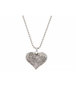 Valentine Special Silver Heart NeckPiece
