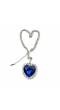 Titanic Inspired Blue Crystal Necklace