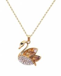 Buy Online Crunchy Fashion Earring Jewelry Austrian Crystal Swan Pendant Bracelet Set Jewellery CFS0167