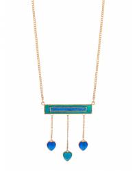 Buy Online Crunchy Fashion Earring Jewelry Golden Glowing Love Pendant Jewellery CFN0534