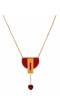 Glamour Bloom Figures Hot Yellow Love Pendant