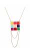 Colors Checkard Necklace