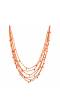 Orange Is The Color Layered Necklace
