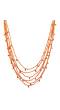 Orange Is The Color Layered Necklace