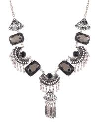 Buy Online Crunchy Fashion Earring Jewelry Black Crystal Flower Ear Cuff Jewellery CFE0309