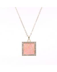 Buy Online Crunchy Fashion Earring Jewelry SwaDev Silver-Tone AD/American Daimond CZ Pink Stone-Studded Maang Tikka SDJTK004 Crystal Jewelry SDJTK004