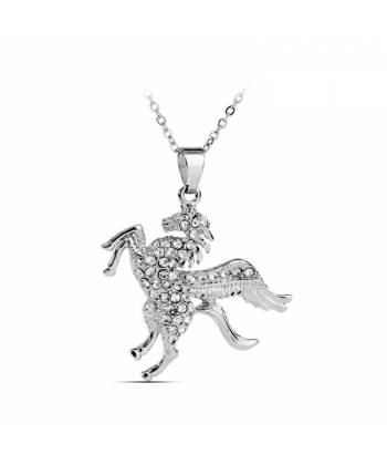 Oxidised German Silver Horse Design Necklace cfn0671