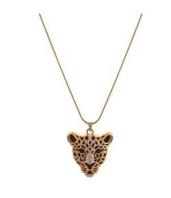 Gold-plated Tiger Design Necklace CFN0686
