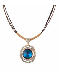 Buy Online Crunchy Fashion Earring Jewelry Blue Cotton Balls Bual Earrings Jewellery CFE0366