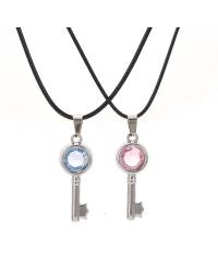 Buy Online Crunchy Fashion Earring Jewelry "I Love You" Couple Pendant Necklace Jewellery CFN0698