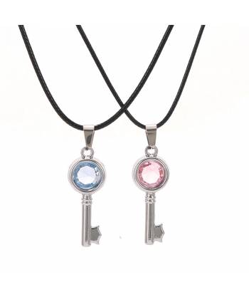 Key Pendant Couple Necklace