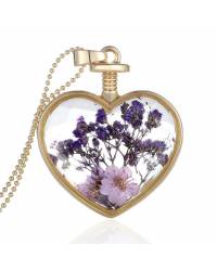 Buy Online Crunchy Fashion Earring Jewelry Rodium Plated Heart Pendant Necklace Jewellery CFN0392