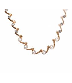 Pearl Mess choker Necklace