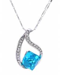 Buy Online Crunchy Fashion Earring Jewelry Luxuria Peach Crystal Alloy Stud Earring Jewellery CFE1268
