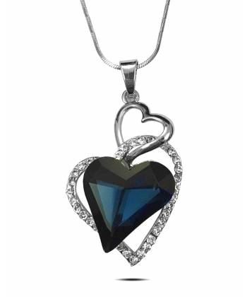 Dangling Hearts Pendant Necklace for Girls