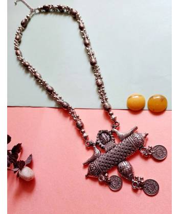 Brown Bohemian Necklace Set