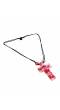 White Red Christian Cross Necklace CFN0861