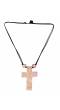 White Christian Cross Necklace CFN0862
