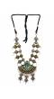 Oxidized German silver Long Layered Multicolor  Necklace CFN0874