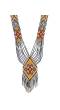 Tribal High Fashion Jewelry Multicolor Boho Beaded Necklace Set CFN0885