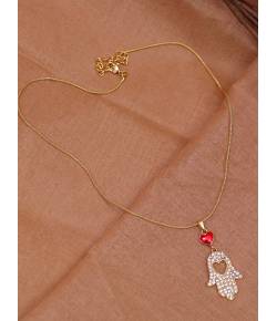 Hand-Crafted Design Gold-plated Necklace Set CFN0891