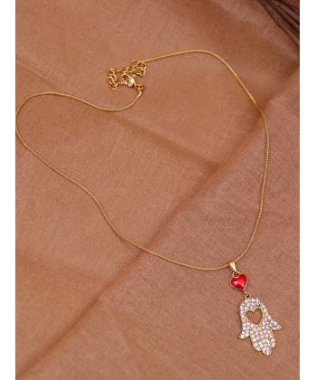 Hand-Crafted Design Gold-plated Necklace Set CFN0891