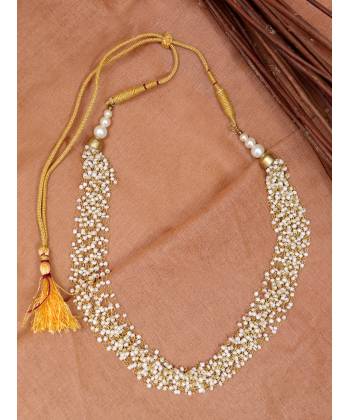 Coral Beads Motii Gold-plated Necklace Set CFN0900