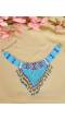 Crunchy Fashion Multi Layer Blue Beads Necklace Set CFN0922