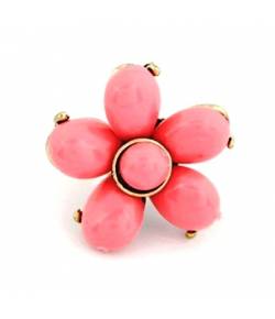 Blooming Flower Ring-Pink