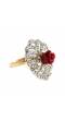 Red Rose AD Stone Ring