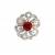 Red Rose AD Stone Ring...