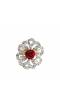 Red Rose AD Stone Ring