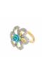 Blue Rose AD Stone Ring
