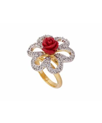 Red Rose AD Stone Ring