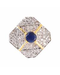 Buy Online Royal Bling Earring Jewelry Fuchsia Filigree Blue Drop Jhumka Jewellery RAE0139