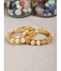 Pearls and Beads Bangle Set