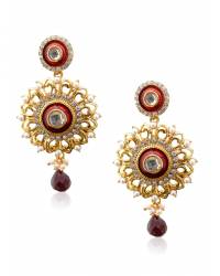 Buy Online Crunchy Fashion Earring Jewelry Orange Blossom haldi Set Jewellery CFS0505