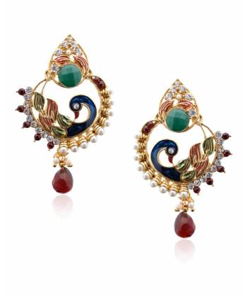Chuffing Royal Peacock Earring