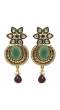 Sage Green Floral Delight Earring