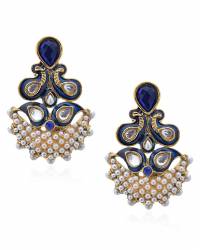 Buy Online Crunchy Fashion Earring Jewelry Swarovski Elements Bleaming  Emerald silvery Heart  Pendant Jewellery SEN0003