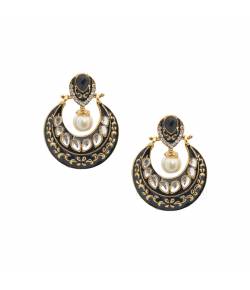 Mughal-e-Azam Black Earrings