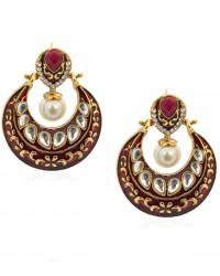 Buy Online Royal Bling Earring Jewelry Ruby Lush Pearly Earrings Jewellery RAE0039