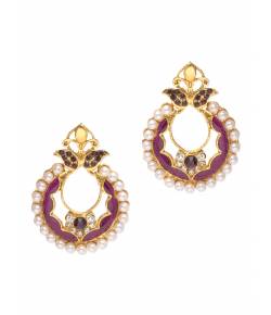 Royal Bling  Lavender Splendid Glorious Earrings for Girls