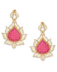 Buy Online Crunchy Fashion Earring Jewelry Vintage Crystal Dangler Earrings Jewellery CFE0647