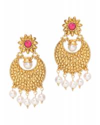 Buy Online Royal Bling Earring Jewelry Red Twig Pearl Swing Earrings  Jewellery RAE0064