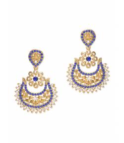 Royal Bling Baroque Florid Embellished Royal Earrings for women