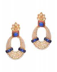 Buy Online Crunchy Fashion Earring Jewelry White Cubic Zirconia Alloy Stud Earring Jewellery CFE0873