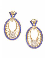 Buy Online Royal Bling Earring Jewelry Filigree Royal Blue Sunshine Earrings Jewellery RAE0063