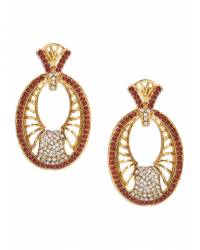 Buy Online Royal Bling Earring Jewelry Voguish Lush Blush Golden Earrings Jewellery RAE0095